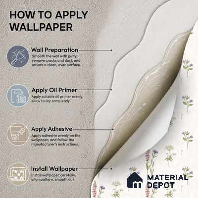81399-1 | 5 Meter x 42 Inch  Florals Look Wallpaper - 57 Sq. Ft.