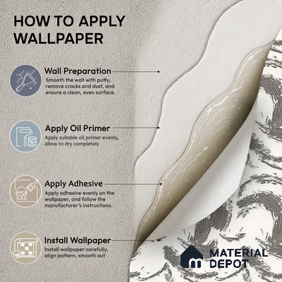 81416-1 | 5 Meter x 42 Inch  Patterned Look Wallpaper - 57 Sq. Ft.