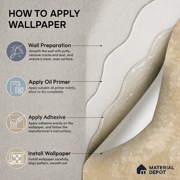 81405-4 | 5 Meter x 42 Inch Stone Look Wallpaper - 57 Sq. Ft.