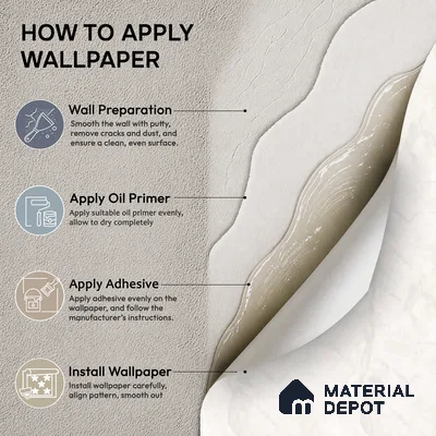 81408-1 | 5 Meter x 42 Inch  Stone Look Wallpaper - 57 Sq. Ft.