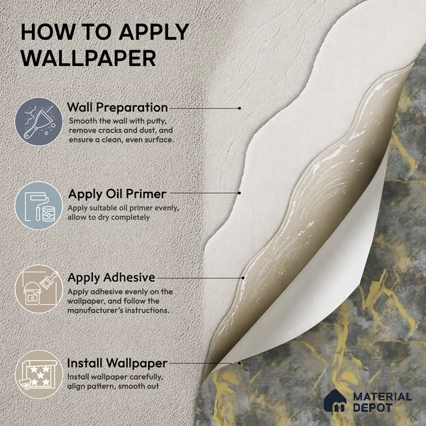 81408-4 | 5 Meter x 42 Inch Stone Look Wallpaper - 57 Sq. Ft.