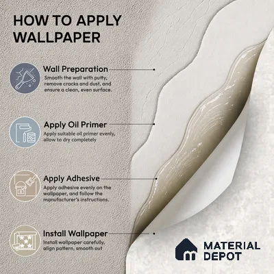 81409-1 | 5 Meter x 42 Inch  Stone Look Wallpaper - 57 Sq. Ft.