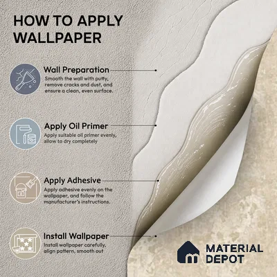 81409-4 | 5 Meter x 42 Inch  Stone Look Wallpaper - 57 Sq. Ft.