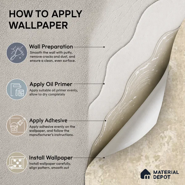 81409-4 | 5 Meter x 42 Inch Stone Look Wallpaper - 57 Sq. Ft.