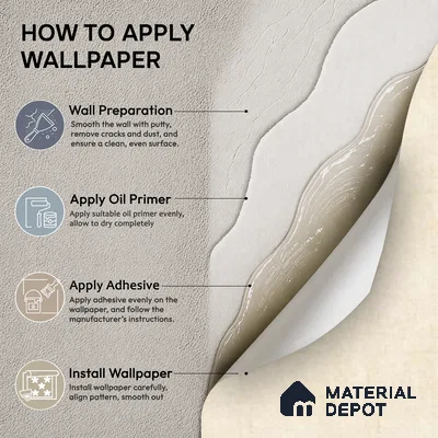 81411-2 | 5 Meter x 42 Inch  Stone Look Wallpaper - 57 Sq. Ft.
