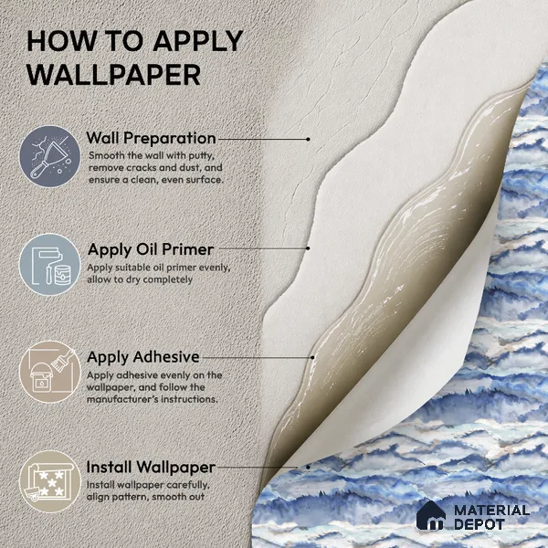 MM02 | 10 Meter x 21 Inches Abstract Look Wallpaper - 57.37 Sq. Ft. | Minimum 15% wastage during installation