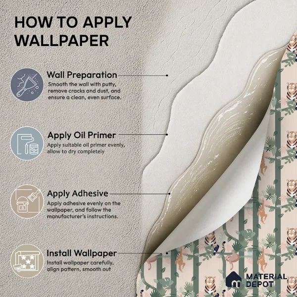 MM03 | 10 Meter x 21 Inches Animal Print Look Wallpaper - 57.37 Sq. Ft. | Minimum 15% wastage during installation
