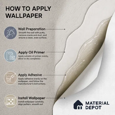 M4-2 | Off-White Leaf Herringbone Texture Patterned Wallpaper - 10 Meter x 21 Inches, 57.37 Sq. Ft. (Min. 15% Wastage)