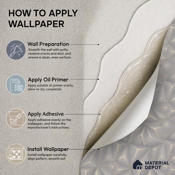 M20-3 | 10 Meter x 21 Inches Patterned Look Wallpaper - 57.37 Sq. Ft. | Minimum 15% wastage during installation