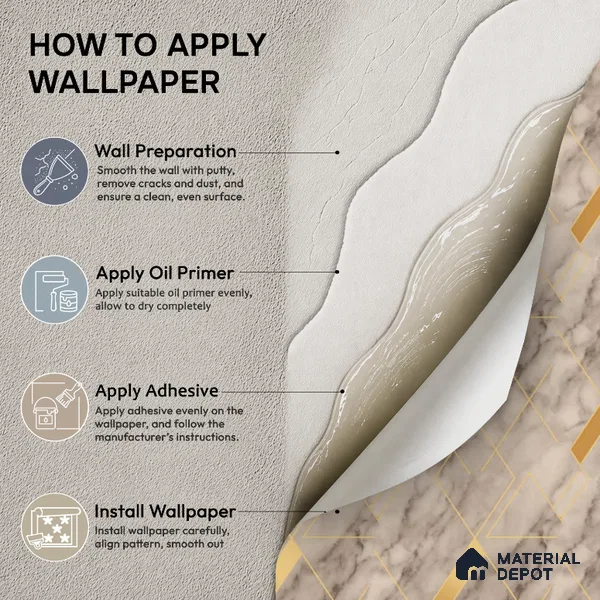 M12-4 | 10 Meter x 21 Inches Texture Look Wallpaper - 57.37 Sq. Ft. | Minimum 15% wastage during installation