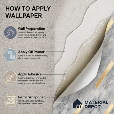 M12-1 | 10 Meter x 21 Inches Texture Look Wallpaper - 57.37 Sq. Ft. | Minimum 15% wastage during installation