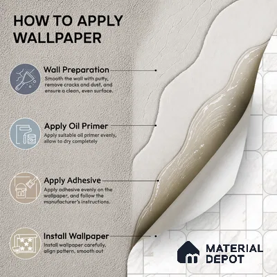 M21-2 | 10 Meter x 21 Inches Patterned Look Wallpaper - 57.37 Sq. Ft. | Minimum 15% wastage during installation