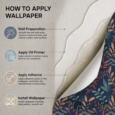 SO27060 | 10 Meter x 21 Inches Florals Look Wallpaper - 57.41 Sq. Ft.