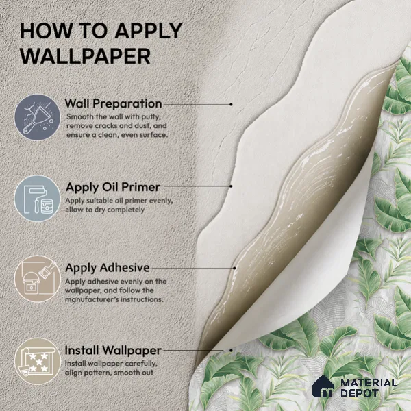 23-555-23 | 10 Meter x 21 Inches Florals Look Wallpaper - 57.41 Sq. Ft.