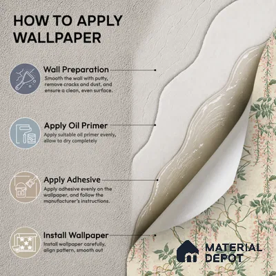 42-555-42 | 10 Meter x 21 Inches Tropical Look Wallpaper - 57.41 Sq. Ft.
