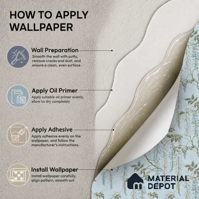 43-555-43 | 10 Meter x 21 Inches Tropical Look Wallpaper - 57.41 Sq. Ft.