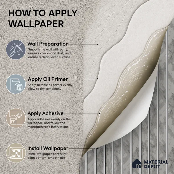 51-555-51 | 10 Meter x 21 Inches Stripes Look Wallpaper - 57.41 Sq. Ft.