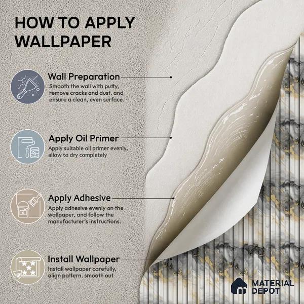 56-555-56 | 10 Meter x 21 Inches Stripes Look Wallpaper - 57.41 Sq. Ft.