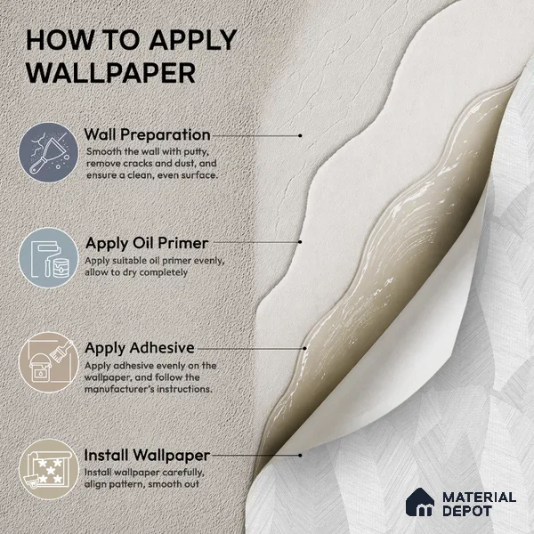7512-2 | Grey Woven Leaf Floral Wallpaper - 9.5 Meter x 21 Inch, 55 Sq. Ft.