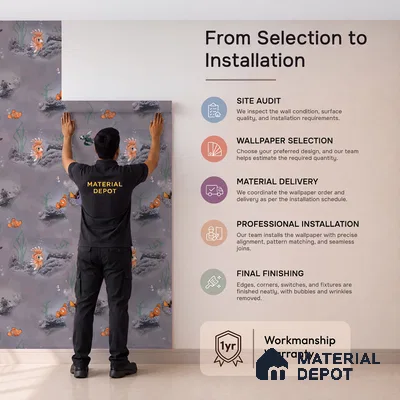 KD4060-2 | 10 Meter x 21 Inches Animal Print Look Wallpaper - 57.41 Sq. Ft. | Minimum 15% wastage during installation