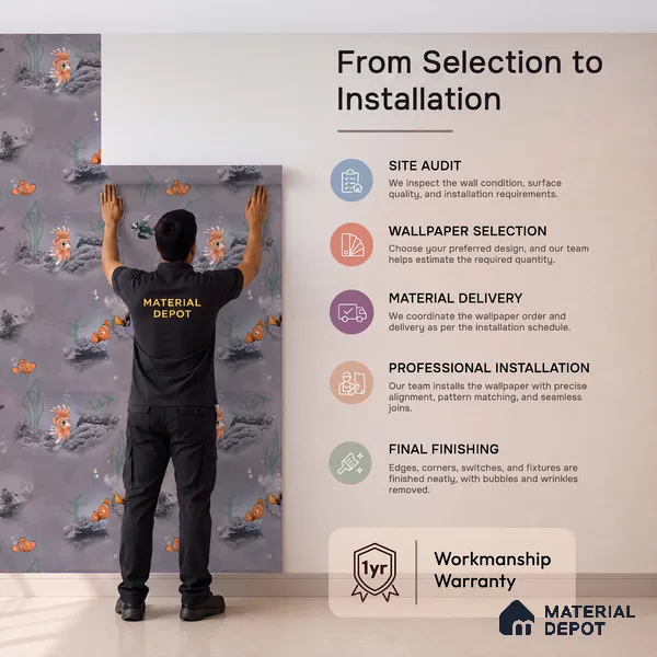 KD4060-2 | 10 Meter x 21 Inches Animal Print Look Wallpaper - 57.41 Sq. Ft. | Minimum 15% wastage during installation