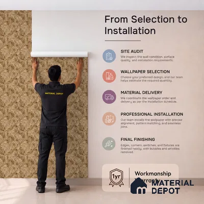23843 | Warm Tan Diamond Weave Patterned Wallpaper - 10 Meter x 21 Inches, 57.41 Sq. Ft. (Min. 15% Wastage)