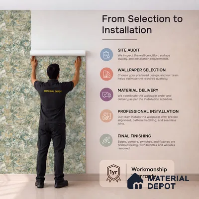 1134 | Teal & White Weathered Trellis Patterned Wallpaper - 10 Meter x 21 Inches, 57.37 Sq. Ft. (Min. 15% Wastage)