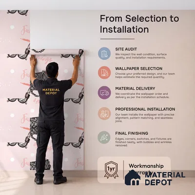 5167-2 | 4 Meter x 42 Inches Abstract Look Wallpaper - 45.94 Sq. Ft. | Minimum 15% wastage during installation