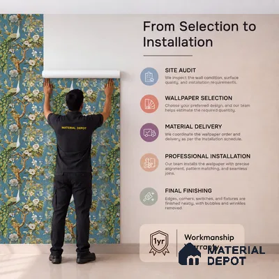 170-4 | 9.6 Meter x 20.87 Inches Animal Print Look Wallpaper - 54.77 Sq. Ft. | Minimum 15% wastage during installation