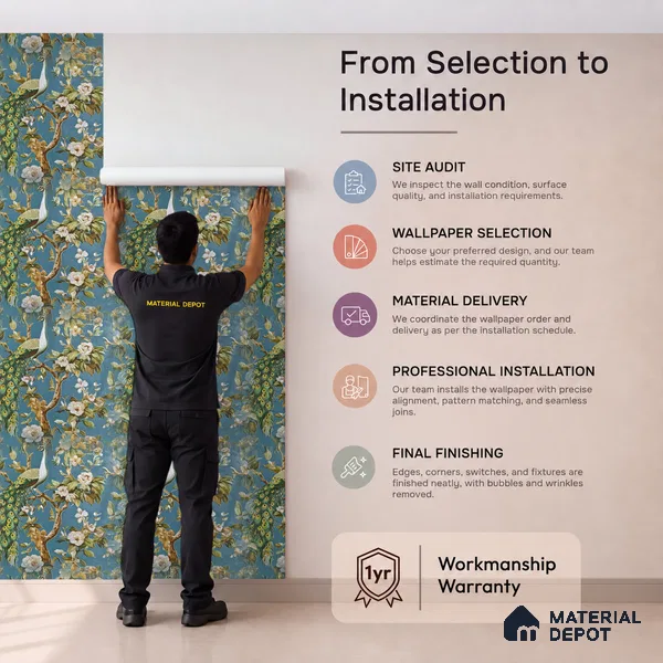 170-4 | 9.6 Meter x 20.87 Inches Animal Print Look Wallpaper - 54.77 Sq. Ft. | Minimum 15% wastage during installation