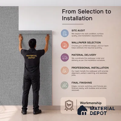495-6 | Grey Knitted Weave Textured Wallpaper - 5 Meter x 42 Inches, 57.43 Sq. Ft. (Min. 15% Wastage)