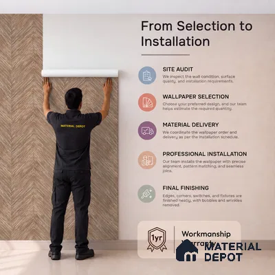 1141 | 10 Meter x 21 Inches Wood Look Wallpaper - 57.37 Sq. Ft. | Minimum 15% wastage during installation