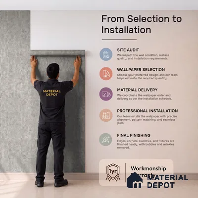 13312 | 10 Meter x 21 Inch  Stone Look Wallpaper - 57 Sq. Ft.