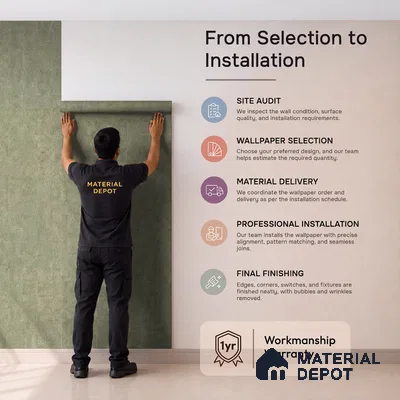13314 | 10 Meter x 21 Inch  Stone Look Wallpaper - 57 Sq. Ft.