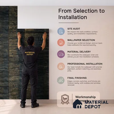 13323 | Dark Charcoal Wood Plank Texture Patterned Wallpaper - 10 Meter x 21 Inch, 57 Sq. Ft.