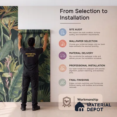 13334 | Black Toucan Jungle Floral Wallpaper - 10 Meter x 21 Inch, 57 Sq. Ft.