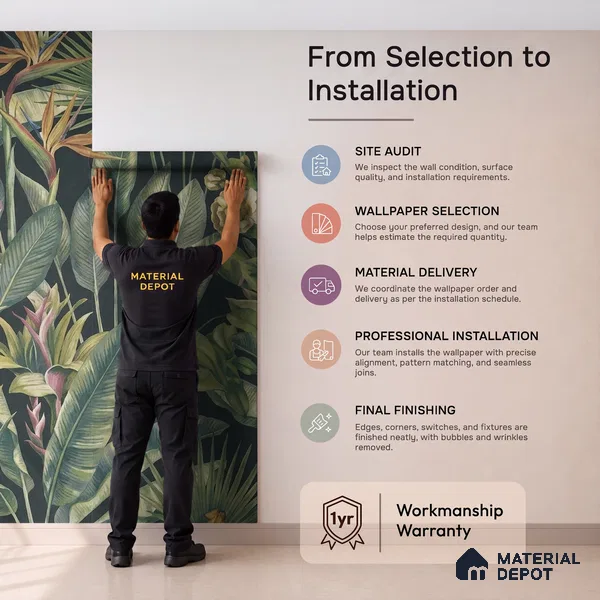 13334 | Black Toucan Jungle Floral Wallpaper - 10 Meter x 21 Inch, 57 Sq. Ft.