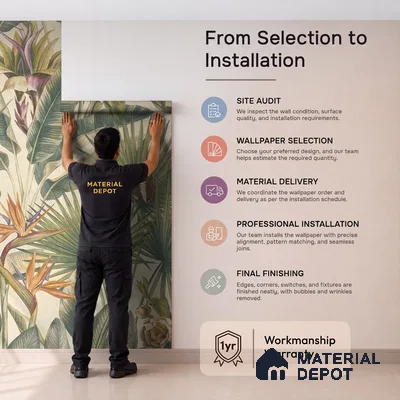13335 | Cream Butterfly Jungle Floral Wallpaper - 10 Meter x 21 Inch, 57 Sq. Ft.