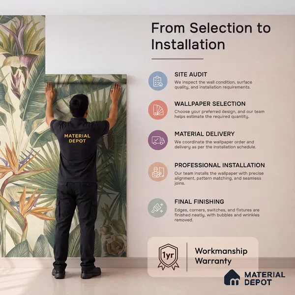 13335 | Cream Butterfly Jungle Floral Wallpaper - 10 Meter x 21 Inch, 57 Sq. Ft.