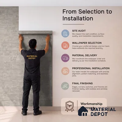 13366 | 10 Meter x 21 Inch  Stone Look Wallpaper - 57 Sq. Ft.