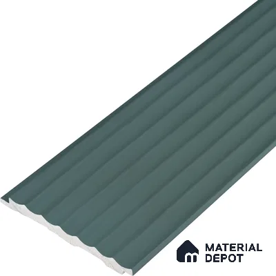 Dark Grey Plain Colour Look PN 00629 8 ft x 4 inch Charcoal Panel - 11 mm | Suitable for Feature Wall, TV Unit & Living Room | Width is Subjected to 5% Variation