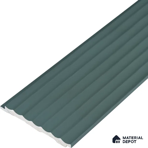 Dark Grey Plain Colour Look PN 00629 8 ft x 4 inch Charcoal Panel - 11 mm | Suitable for Feature Wall, TV Unit & Living Room | Width is Subjected to 5% Variation