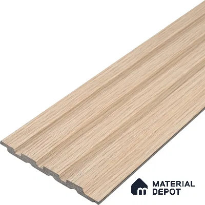 Wooden Look PN 00669 8 ft x 4.8 inch Charcoal Panel - 11 mm | Suitable for Feature Wall, TV Unit & Living Room | Width is Subjected to 5% Variation