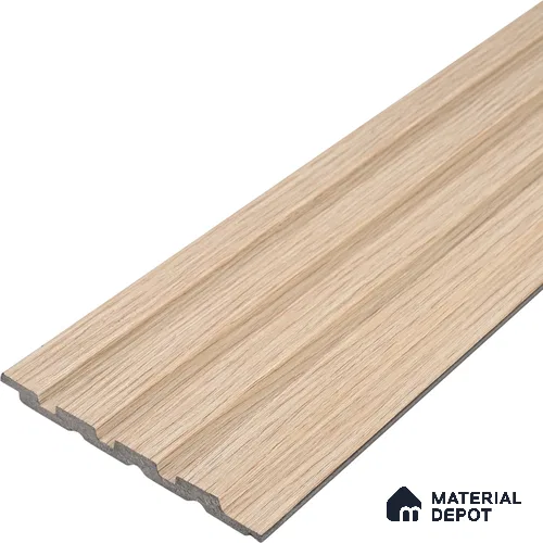 Wooden Look PN 00669 8 ft x 4.8 inch Charcoal Panel - 11 mm | Suitable for Feature Wall, TV Unit & Living Room | Width is Subjected to 5% Variation