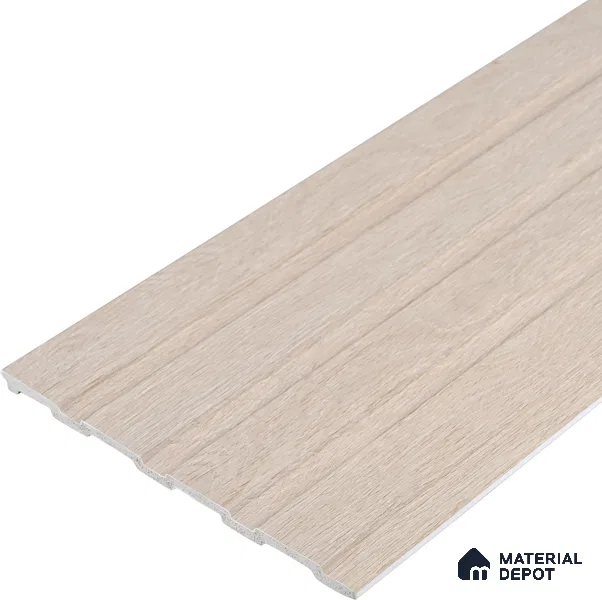 Wooden Look PN 05553 8 ft x 6 inch Charcoal Panel - 7 mm | Suitable for Feature Wall, TV Unit & Living Room | Width is Subjected to 5% Variation