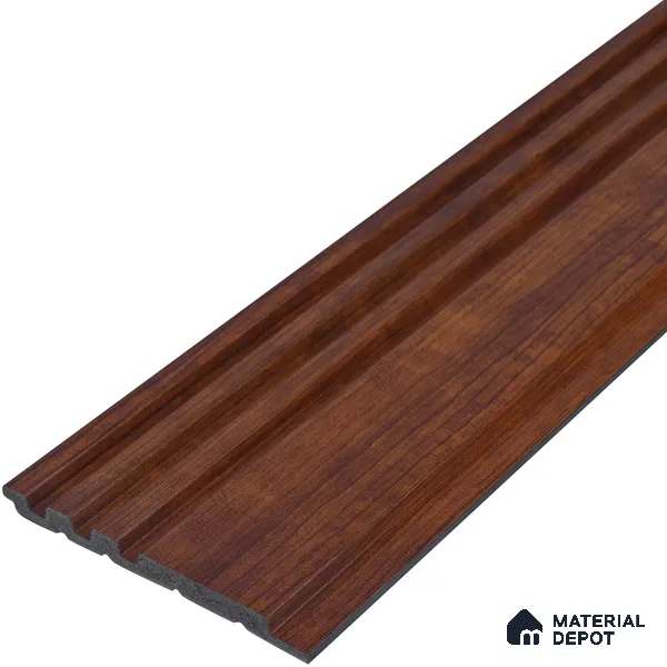 Wooden Look PN 06789 8 ft x 4.9 inch Charcoal Panel - 12 mm | Suitable for Living Room, Bedroom & TV Cabinet | Width is Subjected to 5% Variation