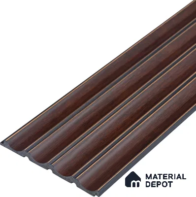 Wooden Look PN 06800 8 ft x 4.9 inch Charcoal Panel - 12 mm | Suitable for Living Room, Bedroom & TV Cabinet | Width is Subjected to 5% Variation