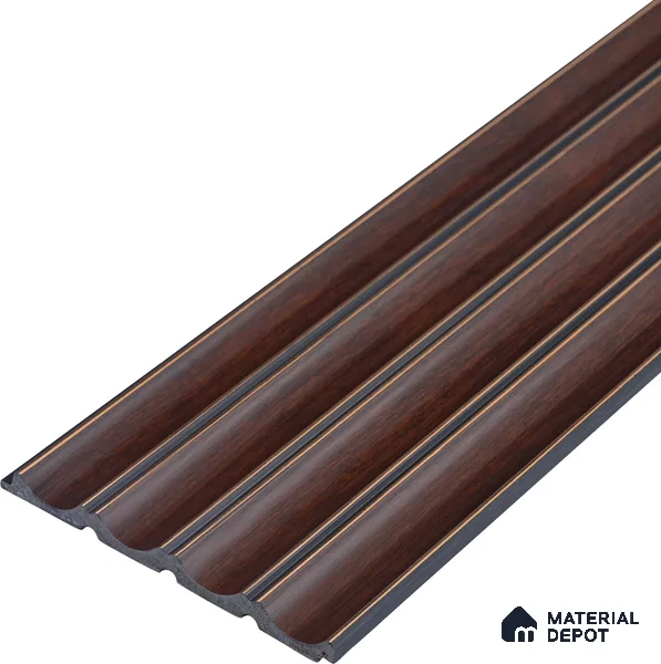 Wooden Look PN 06800 8 ft x 4.9 inch Charcoal Panel - 12 mm | Suitable for Living Room, Bedroom & TV Cabinet | Width is Subjected to 5% Variation