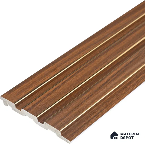 Wooden Look PN 06832 9.2 ft x 4.9 inch Charcoal Panel - 12 mm | Suitable for Living Room, Bedroom & TV Cabinet | Width is Subjected to 5% Variation