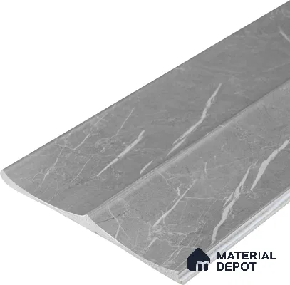 PN 06854 9.2 ft x 7.87 inch Charcoal Louvers/Panels - 16 mm